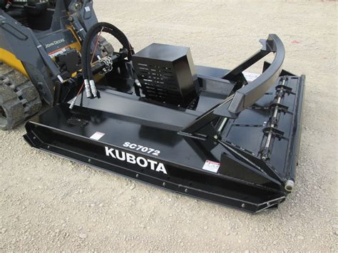 kubota skid steer brush cutter for sale|kubota skid steer mower attachment.